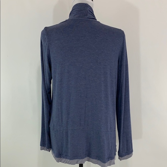 LOGO by Lori Goldstein heathered knit cardigan - Picture 4 of 6